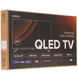Rombica 50" (127 см) Телевизор Rombica SMART QL50 черный, фото 12