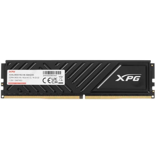 XPG (ADATA) Оперативная память ADATA XPG GAMMIX D35 [AX4U360016G18I-SBKD35] 16 ГБ, фото 2