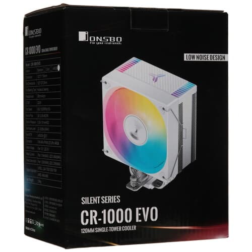 JONSBO Кулер для процессора JONSBO CR-1000 EVO ARGB White [CR-1000 EVO ARGB White] белый, фото 12