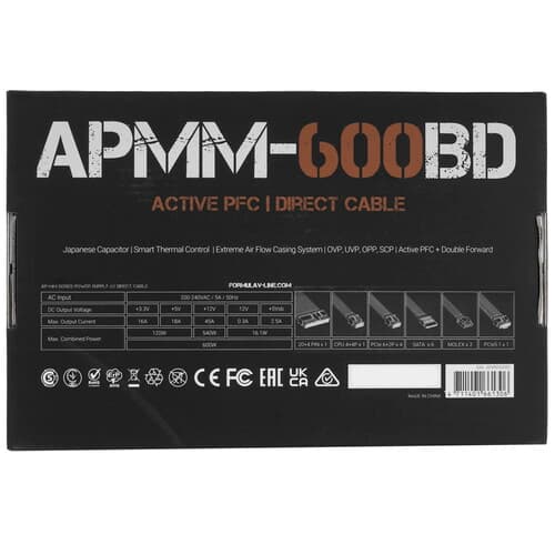 Блок питания Formula APMM-600BD [APMM-600BD] черный thumb 9