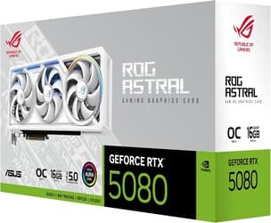 ASUS Видеокарта ASUS GeForce RTX 5080 ROG Astral WHITE OC Edition [ROG-ASTRAL-RTX5080-O16G-WHITE], фото 24