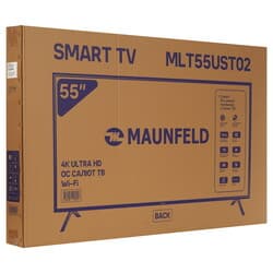 MAUNFELD 55" (139 см) Телевизор Maunfeld MLT55UST02 черный, фото 12