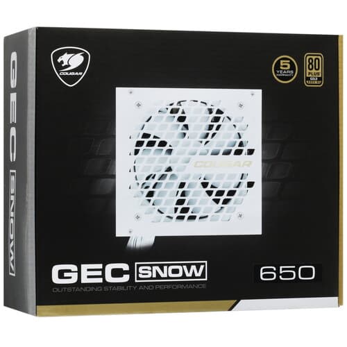 Блок питания Cougar GEC SNOW 650 [31GC0650002PR01] белый thumb 8