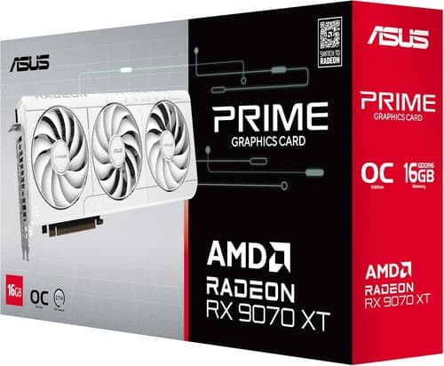 Видеокарта ASUS AMD Radeon 9070 XT PRIME White OC Edition [PRIME-RX9070XT-O16G-WHITE] thumb 22