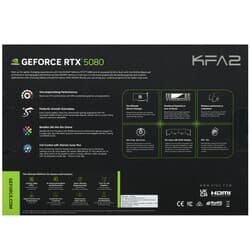 KFA2 Видеокарта KFA2 GeForce RTX 5080 ROCK(X) OC 3FAN RGB Black [58NZN6MDBYEK], фото 11