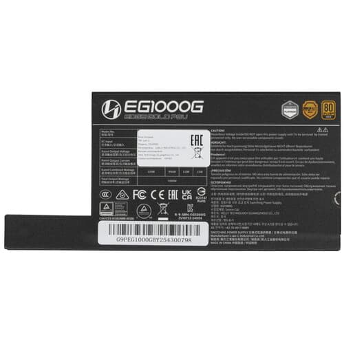 Блок питания LIAN LI EDGE GOLD 1000W [G9P.EG1000G.BH00.RU] черный thumb 5