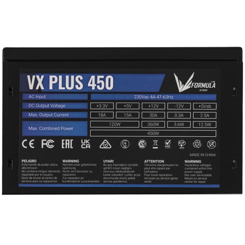 Блок питания Formula VX PLUS 450 [VX-450 PLUS] черный thumb 4