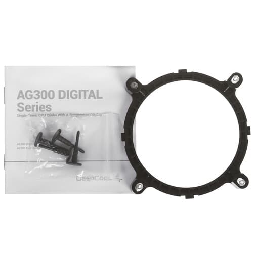 DEEPCOOL Кулер для процессора DEEPCOOL AG300 DIGITAL [R-AG300-BKNDMN-G-2] черный, фото 9