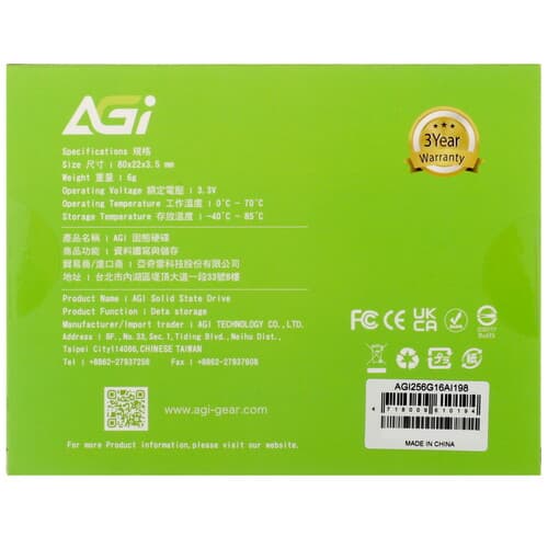 256 ГБ M.2 NVMe накопитель AGI AI198 [AGI256G16AI198] thumb 4
