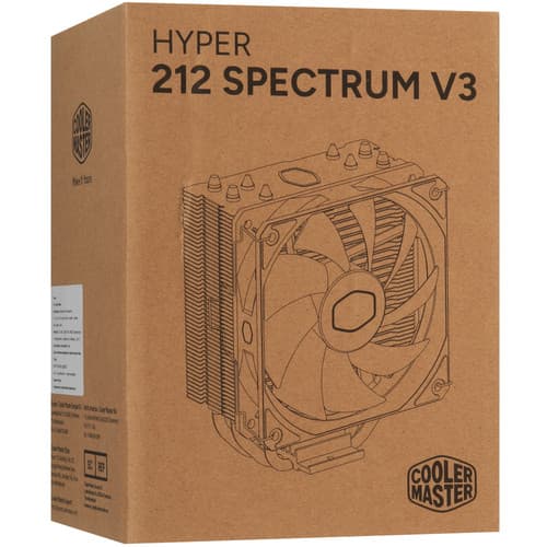 CoolerMaster Кулер для процессора Cooler Master Hyper 212 Spectrum V3 [RR-S4NA-17PA-R1] черный, фото 12