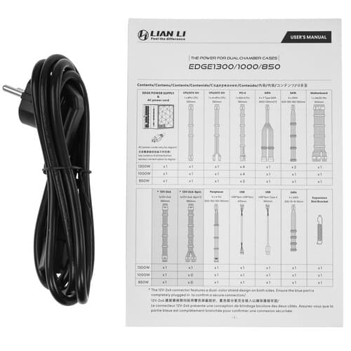 Блок питания LIAN LI EDGE 850W White [G9P.EG0850.WE00.RU] белый thumb 7