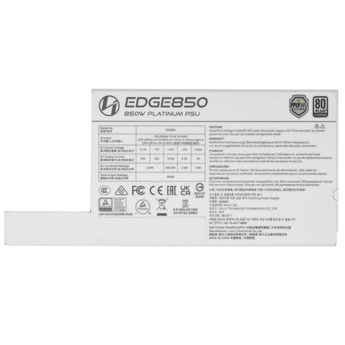 Блок питания LIAN LI EDGE 850W White [G9P.EG0850.WE00.RU] белый thumb 4