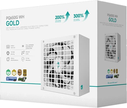 Блок питания DEEPCOOL GamerStorm PQ650G WH [R-PQ650G-FD0W-WGEU-V1] белый thumb 15