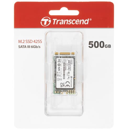500 ГБ M.2 SATA накопитель Transcend MTS425 [TS500GMTS425S] thumb 1
