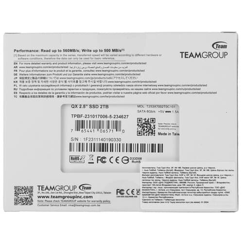 2000 ГБ 2.5" SATA накопитель TEAMGROUP QX [T253X7002T0C101] thumb 4