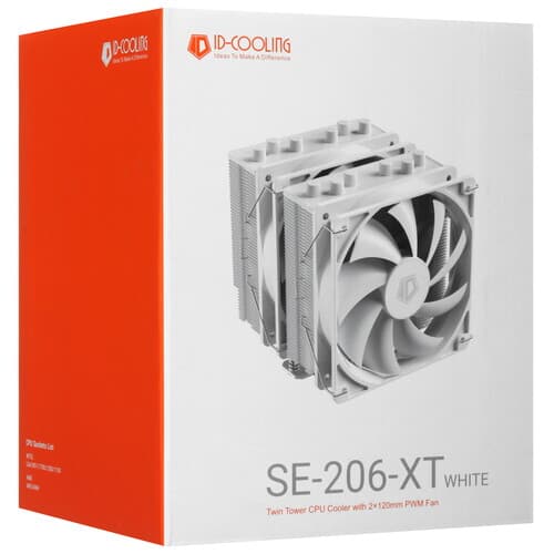 ID-Cooling Кулер для процессора ID-COOLING SE-206-XT WHITE  белый, фото 11