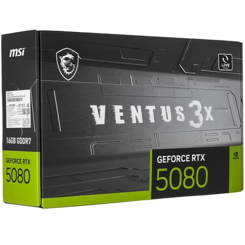 MSI Видеокарта MSI GeForce RTX 5080 VENTUS 3X PLUS [RTX 5080 16G VENTUS 3X PLUS], фото 11