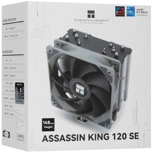 Thermalright Кулер для процессора Thermalright Assassin King 120 SE [AK120-SE] серый, фото 11