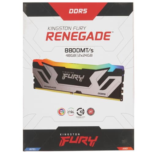 Kingston FURY Оперативная память Kingston FURY Renegade Silver RGB [KF588CU42RSAK2-48] 48 ГБ, фото 3