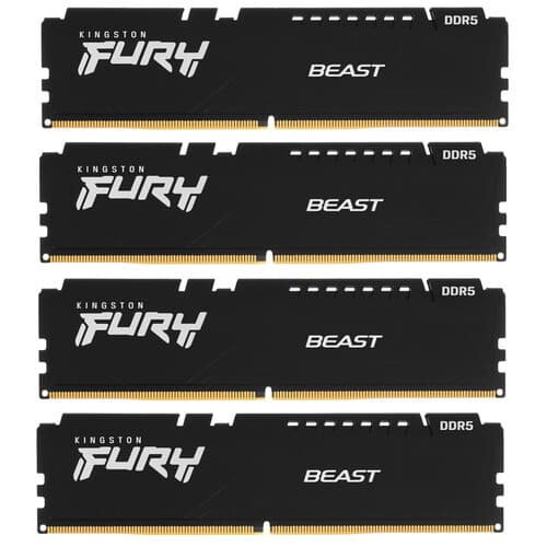 Kingston Оперативная память Kingston FURY Beast Black [KF552C40BBK4-64] 64 ГБ