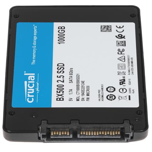Crucial 1000 ГБ 2.5" SATA накопитель Crucial BX500 [CT1000BX500SSD1], фото 3