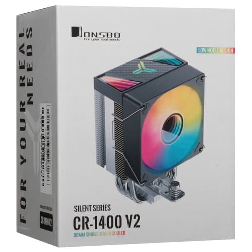JONSBO Кулер для процессора JONSBO CR-1400 V2 ARGB [CR-1400 V2 ARGB White] белый, фото 12