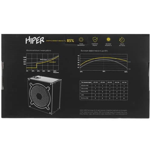 Блок питания HIPER HPB-550D [HPB-550D] серый thumb 8