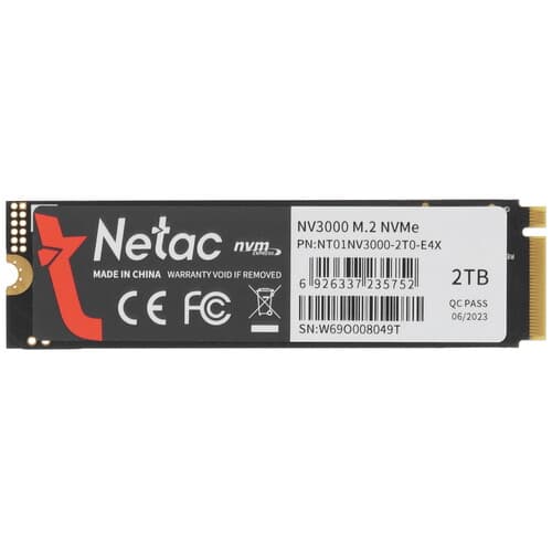 2000 ГБ M.2 NVMe накопитель Netac NV3000 [NT01NV3000-2T0-E4X] thumb 2