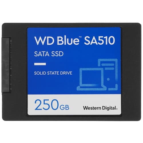 Western Digital 250 ГБ 2.5" SATA накопитель WD Blue SA510 [WDS250G3B0A]