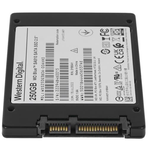 Western Digital 250 ГБ 2.5" SATA накопитель WD Blue SA510 [WDS250G3B0A], фото 3