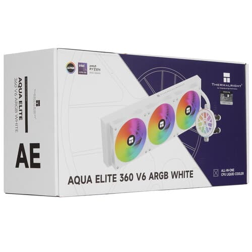Система охлаждения Thermalright Aqua Elite 360 V6 Argb  белая thumb 10