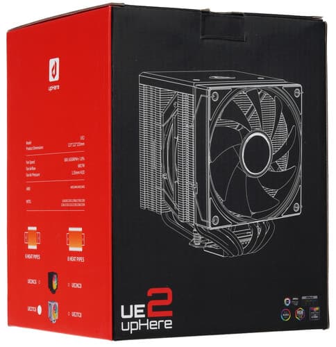 upHere Кулер для процессора upHere UE2TC6  белый, фото 9