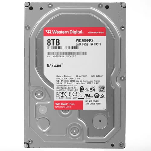Western Digital 8 ТБ Жесткий диск WD Red Plus [WD80EFPX]