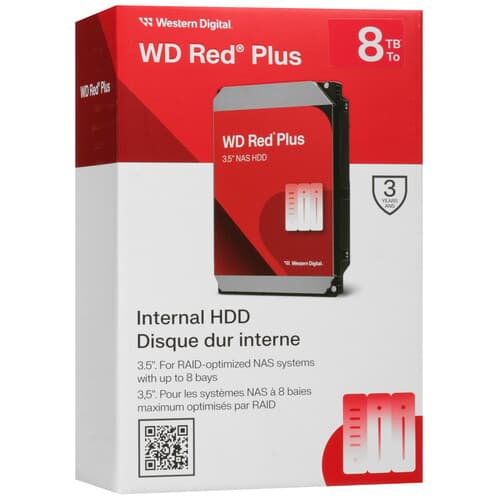Western Digital 8 ТБ Жесткий диск WD Red Plus [WD80EFPX], фото 6