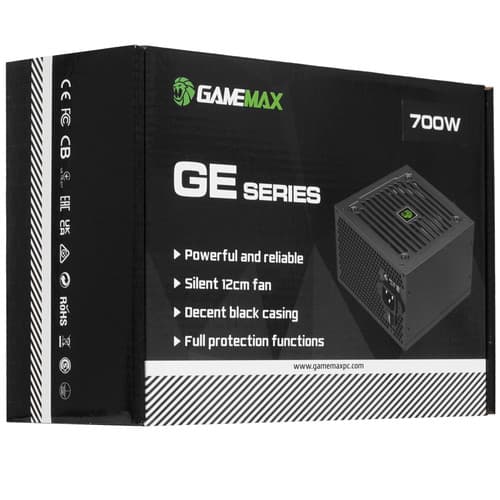 Блок питания GameMax ECO Gamer 700W [GE-700] черный thumb 6