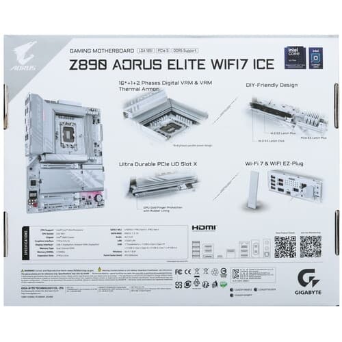 Материнская плата GIGABYTE Z890 AORUS ELITE WIFI7 ICE thumb 9