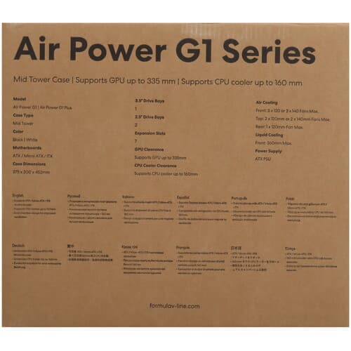 Корпус Formula V Line Air Power G1 Plus  черный thumb 15