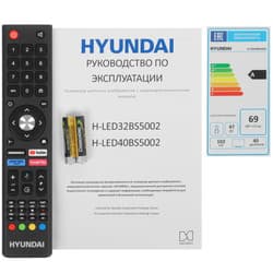 Hyundai 40" (102 см) Телевизор Hyundai H-LED40BS5002 черный, фото 11