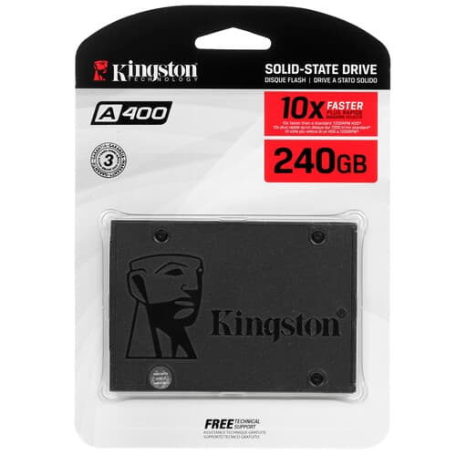 Kingston 240 ГБ 2.5" SATA накопитель Kingston A400 [SA400S37/240G]