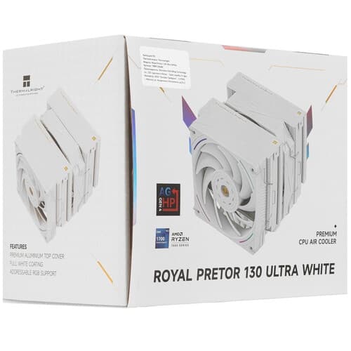 Thermalright Кулер для процессора Thermalright Royal Pretor 130 Ultra WHITE  белый, фото 11
