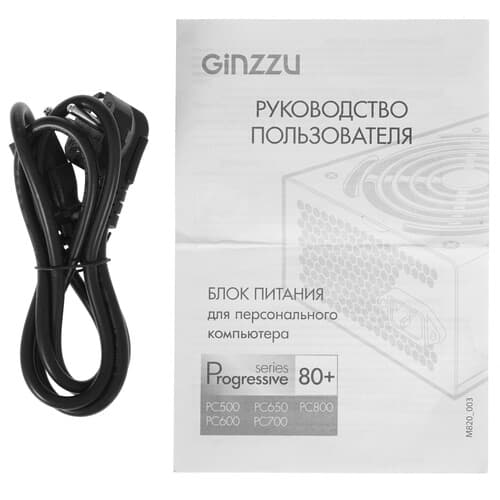 Блок питания GiNZZU PC800 [17136] черный thumb 5