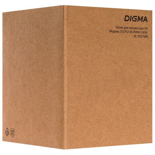 Digma Кулер для процессора Digma D-CPC130-PWM1  черный, фото 10