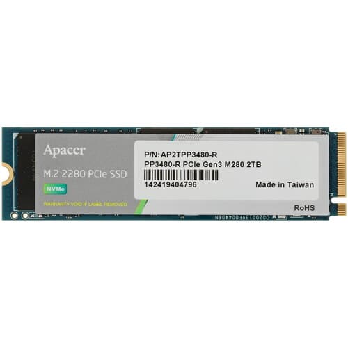 2000 ГБ M.2 NVMe накопитель Apacer PP3480 [AP2TPP3480-R] thumb 1
