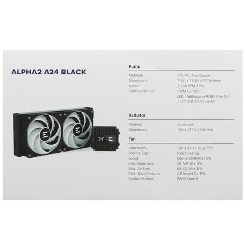 Система охлаждения ZALMAN ALPHA2 A24 черная thumb 10