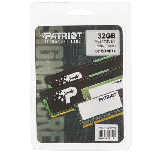 Patriot Memory Оперативная память Patriot Signature Line [PSD432G3200K] 32 ГБ, фото 3