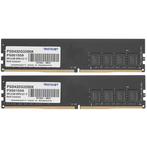 Patriot Memory Оперативная память Patriot Signature Line [PSD432G3200K] 32 ГБ