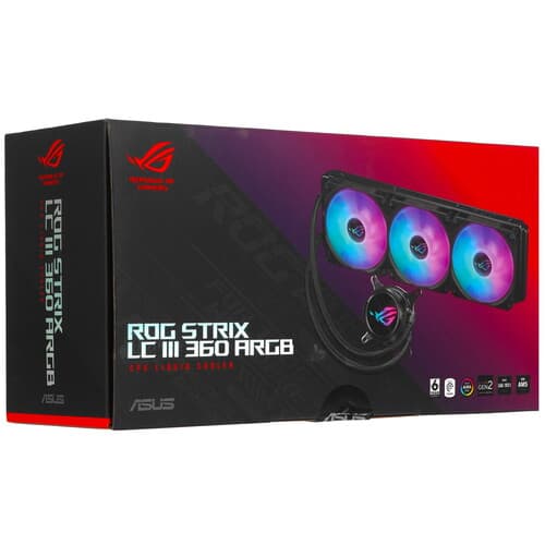 Система охлаждения ASUS ROG Strix LC III 360 ARGB черная thumb 11