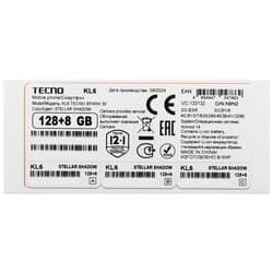 Tecno 6.78" Смартфон Tecno SPARK 30 4G 128 ГБ черный, фото 11