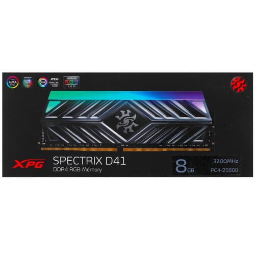 XPG (ADATA) Оперативная память ADATA XPG SPECTRIX D41 RGB [AX4U32008G16A-ST41] 8 ГБ, фото 5
