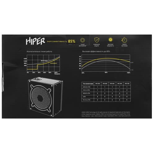 Блок питания HIPER HPB-750D [HPB-750D] черный thumb 8
